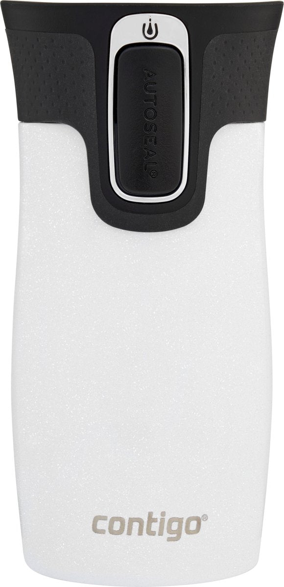 Contigo west loop mini autoseal thermosbeker- - salt - roestvrijstalen isoleerbeker - koffiebeker-to-go, bpa-vrij, lekvrije beker-to-go met easy-clean-deksel, houdt tot 6 uur warm, 300 ml