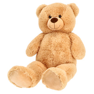 Pluchiez pluche knuffelbeer zittend 100 cm | 2 stuks