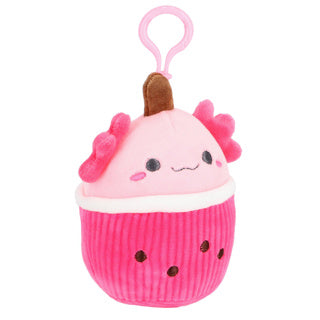 Pluchiez sleutelhanger pluche cupcake 10 cm 3 assorti | 6 stuks