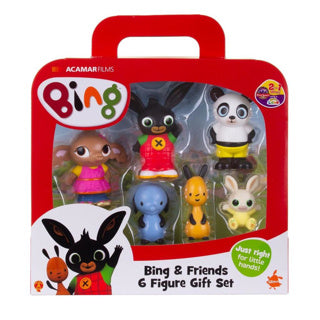 Bing koffer met 6 speelfiguren