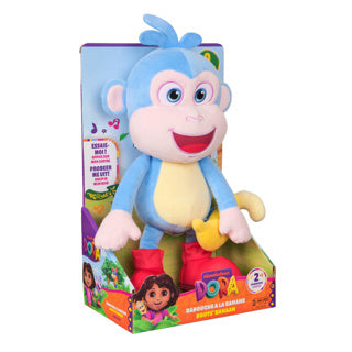 Dora boots plush met muziek geluid (33 cm) (nl fr)