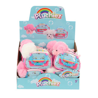 Pluchiez poedel hondje in tasje