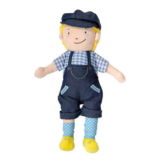 Fien en teun knuffel pluche - boer teun, 33cm