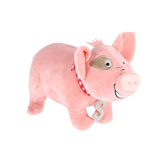 Bambolino speelgoed knuffel pluche fien en teun - sebastiaan het varken, 22cm