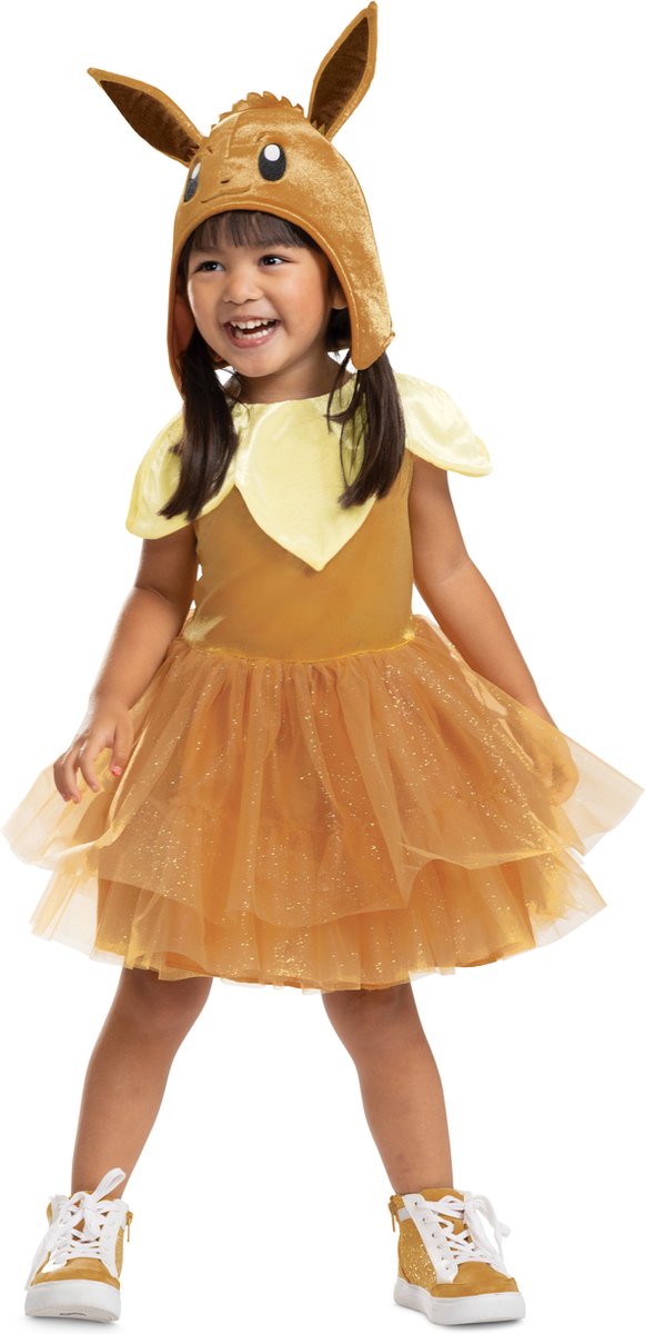 Disguise pokémon, eevee tutu peuterjurk, maat l (4-6x jaar)