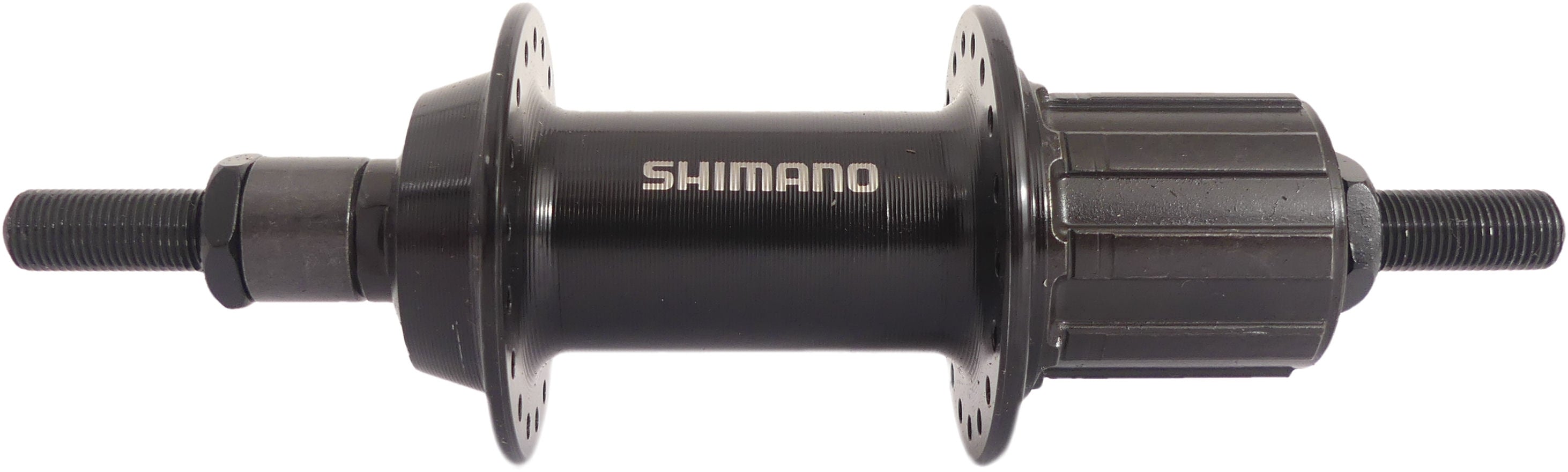 Shimano Achternaaf 7 speed FH-TY500 36 gaats vast als zwart