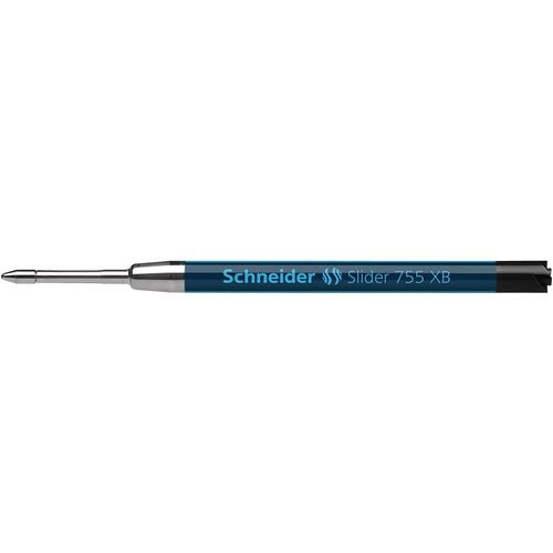 Balpenvulling schneider slider 755 zwart 1 mm