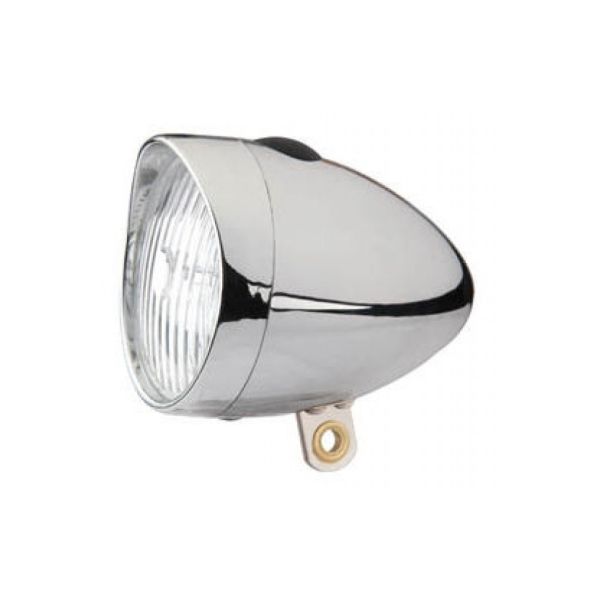 Phare Edge Retro 3 LED on off - piles incluses - chromé (emballage atelier)