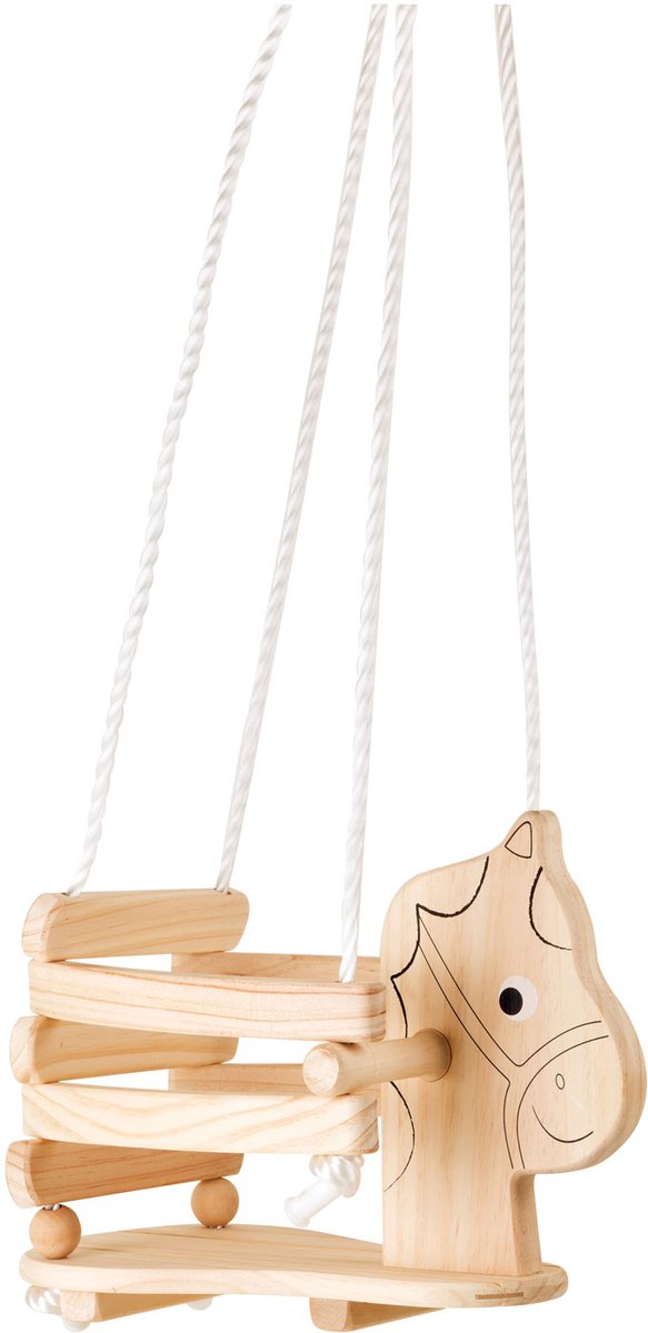Small foot - wooden rocking horse, 145cm