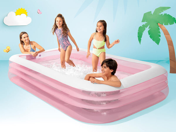 Intex Opblaasbaar zwembad Family Pool roze