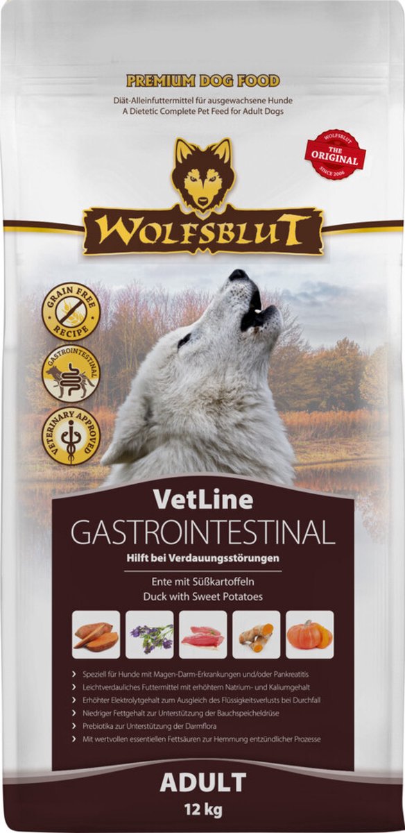Wolfsblut vetline gastrointestinal 12 kg