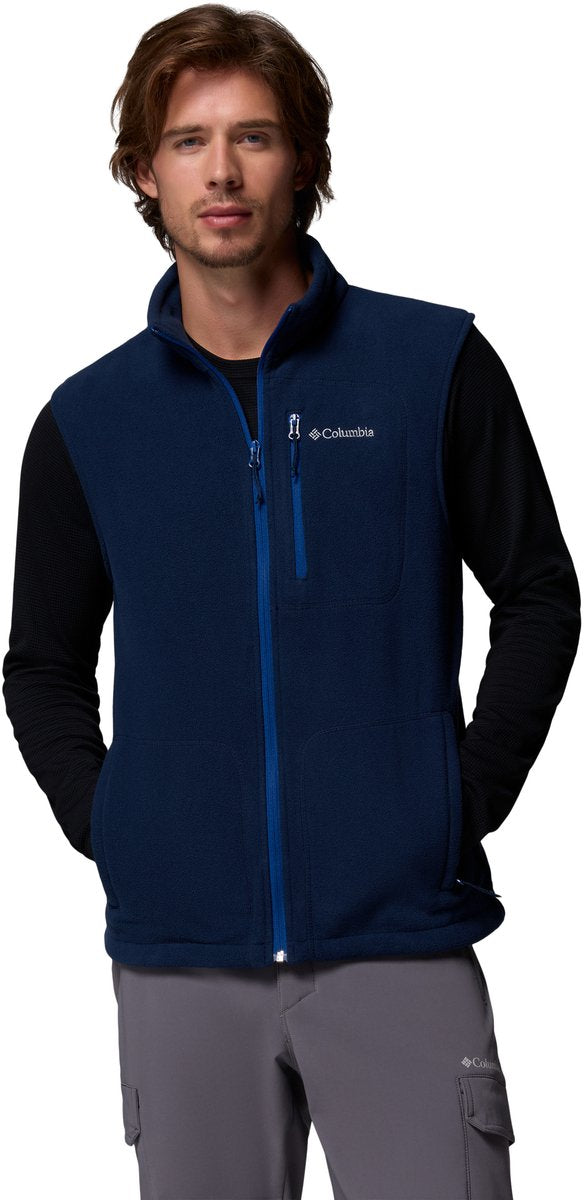 Columbia fast trek™ fleece vest heren outdoorvest - collegiate navy