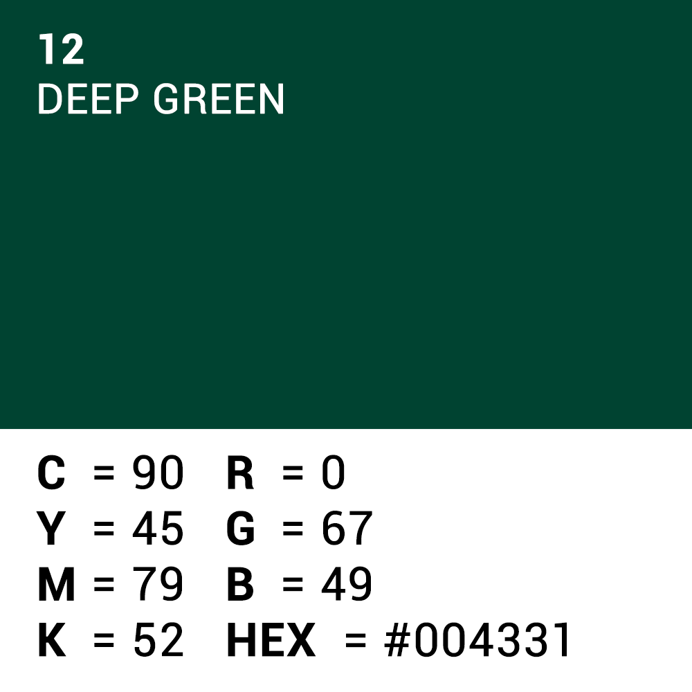 Superior achtergrondpapier 12 diepgroen 1,35 x 11m
