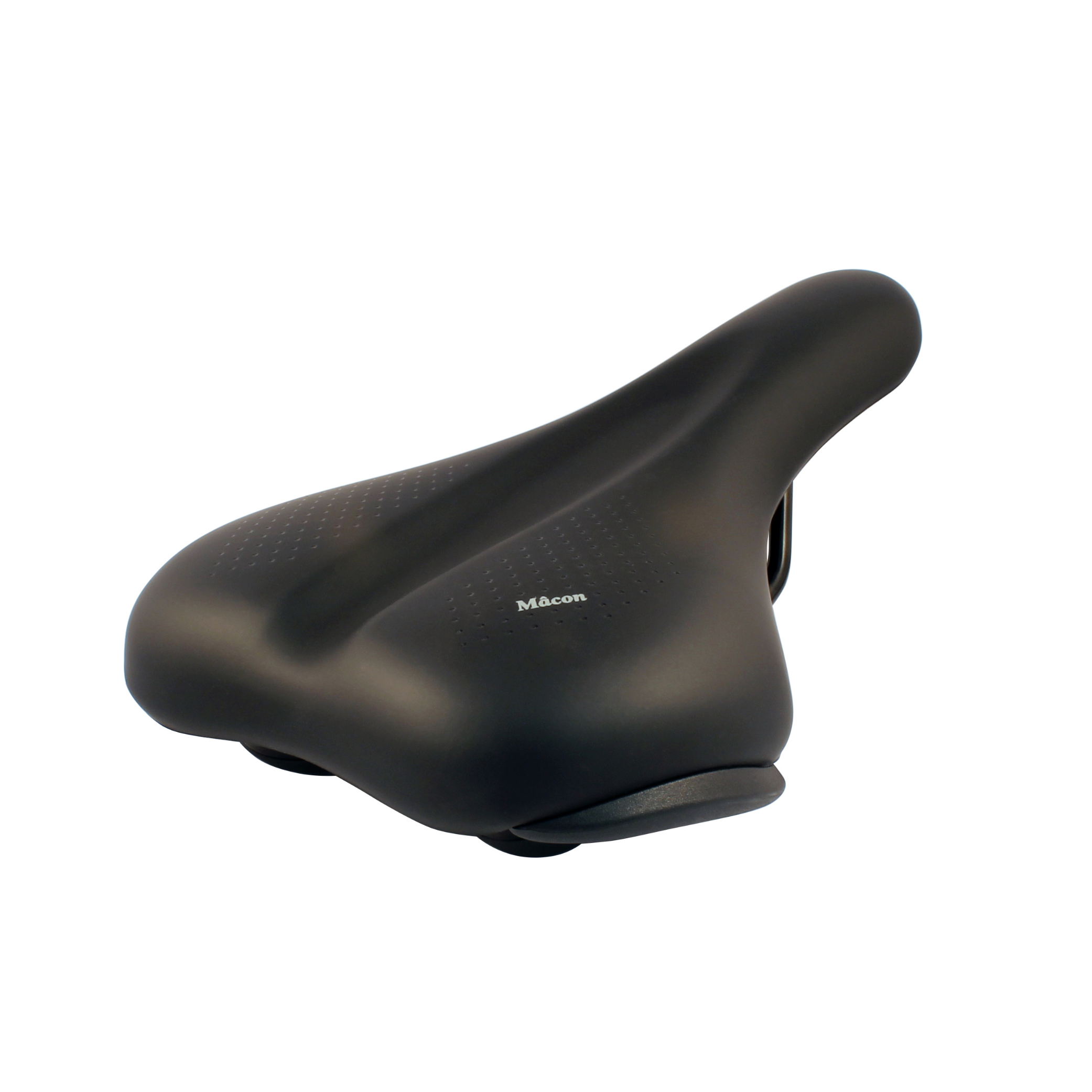 Selle San Remo Mâcon avec pare-chocs, hommes. noir, sans dragonne (emballage atelier)