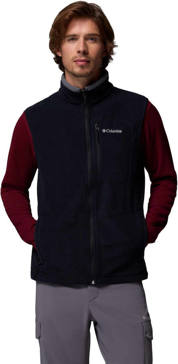 Columbia fast trek™ fleece vest heren outdoorvest - black