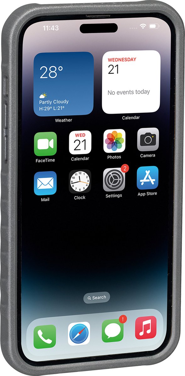 Topeak RideCase iPhone 14 Max incl. beschermhoes bevestiging
