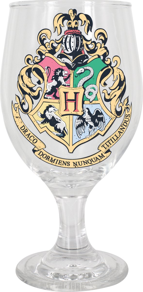 Paladone hogwarts wapen kleurveranderend drinkglas – officieel harry potter glas voor koude dranken, decoratief verzamelaarsitem-