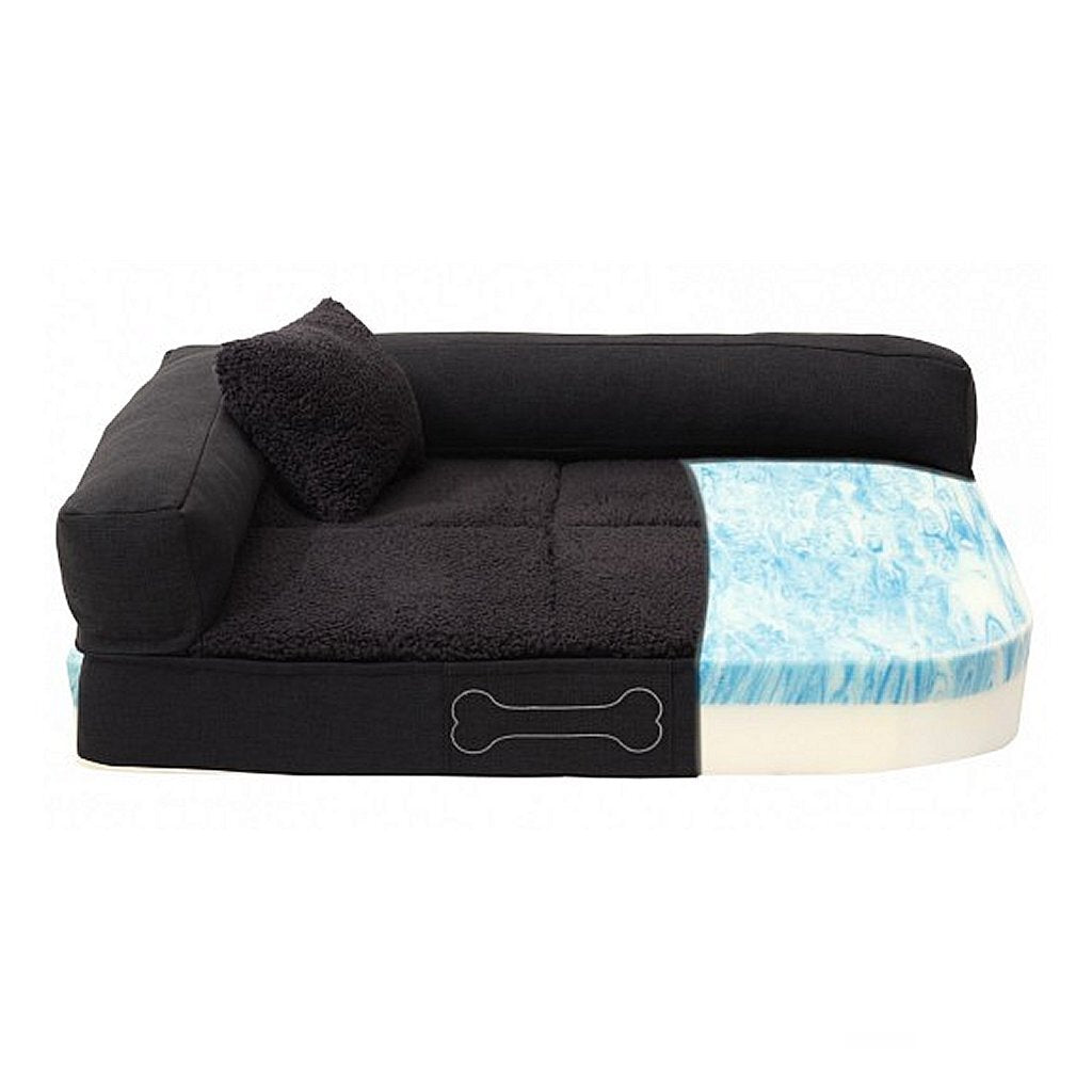 Zonnetuin pallina orthopedisch hondenkussen 80x60x25 cm bruin