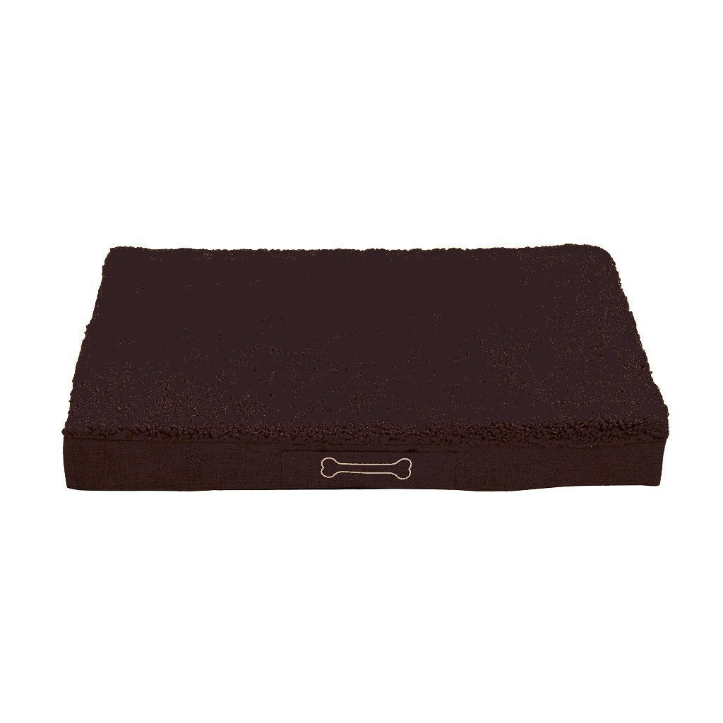 Zontuinmaatje orthopedisch hondenkussen 72x50x8cm donkerbruin