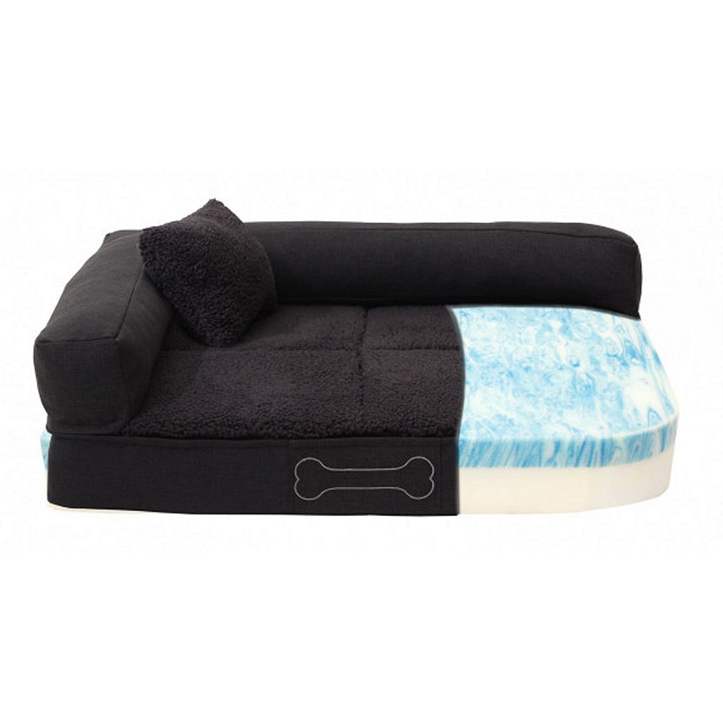 Zonnetuin pallina orthopedisch hondenkussen 80x60x25 cm bruin beige