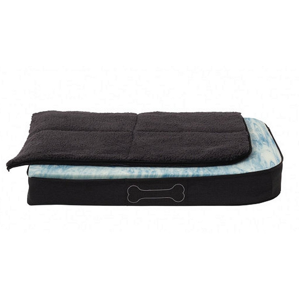 Zonnetuin pallina orthopedisch hondenkussen 80x60x25cm antraciet grijs