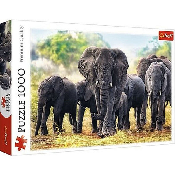 Trefl Puzzel Afrikaanse Olifanten, 1000st.