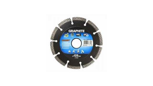Grafiet 57h868 diamantschijf 230x22x8,0x2,5mm, segment type x, gelaserd, harde materialen mpa en13236