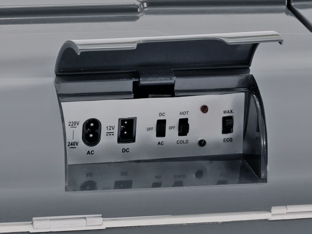 Outwell ecocool leigrijs 24 12v 230v koelbox