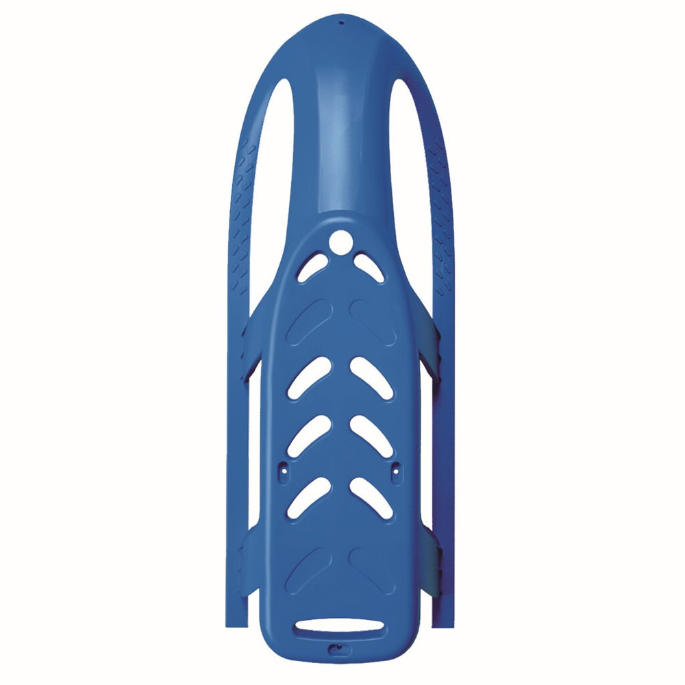 Basic kunststof slee bullet 102.5x40x23 cm blauw