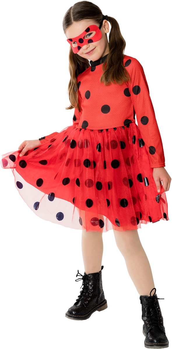 Rubies miraculous ladybug kinderkostuum - - maat 3-4 jaar