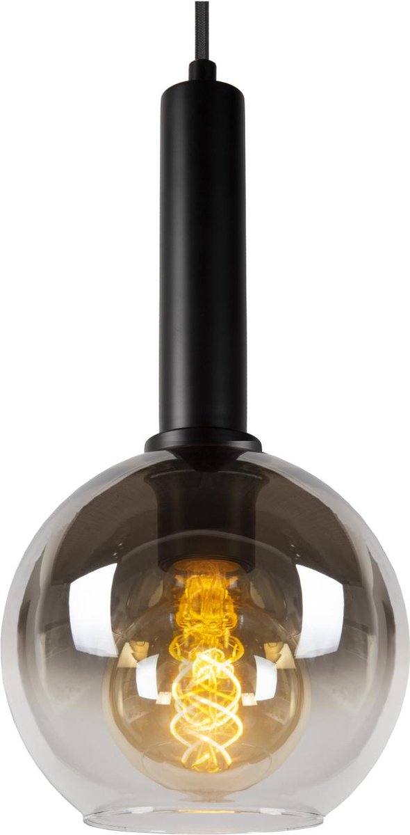 Lucide marius - hanglamp - 7xe27 - zwart