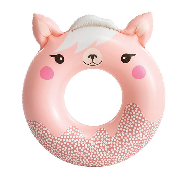 Cute Animal swimming ring - kitten - pink