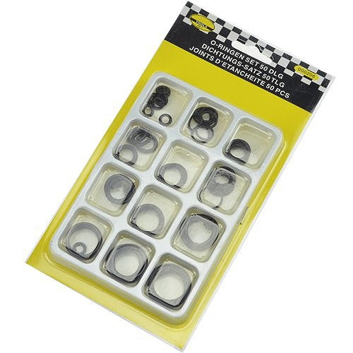 Assortiment de joints toriques noir, 50 pièces en boîte (emballage suspendu)