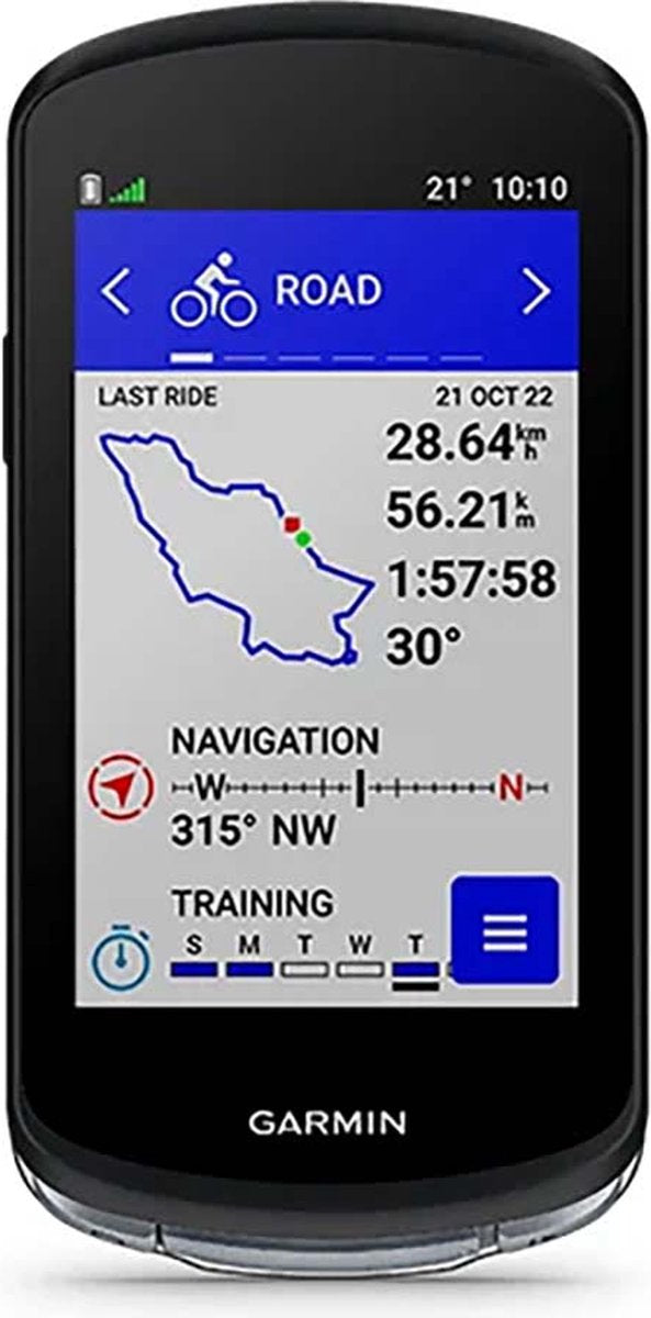 Garmin edge 1040 fietscomputer - gps fietscomputer - touchscreen - multi-band gps - europa kaarten - tot 30 uur batterij