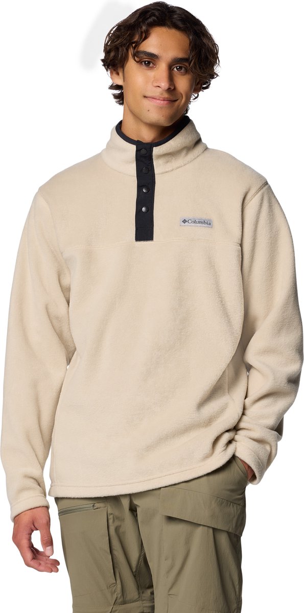 Columbia steens mountain™ half snap ii heren outdoorvest - ancient fossil, black