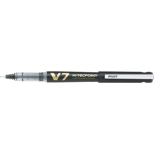 Rollerball pilot hi-tecpoint v7 kunststof 0,4 mm zwart