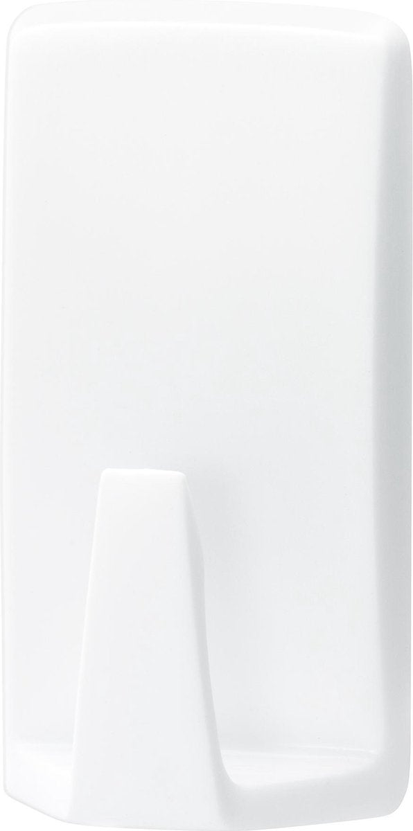 Tesa powerstrips ophanghaken - 2x - wit - kunststof - waterproof - zelfklevend
