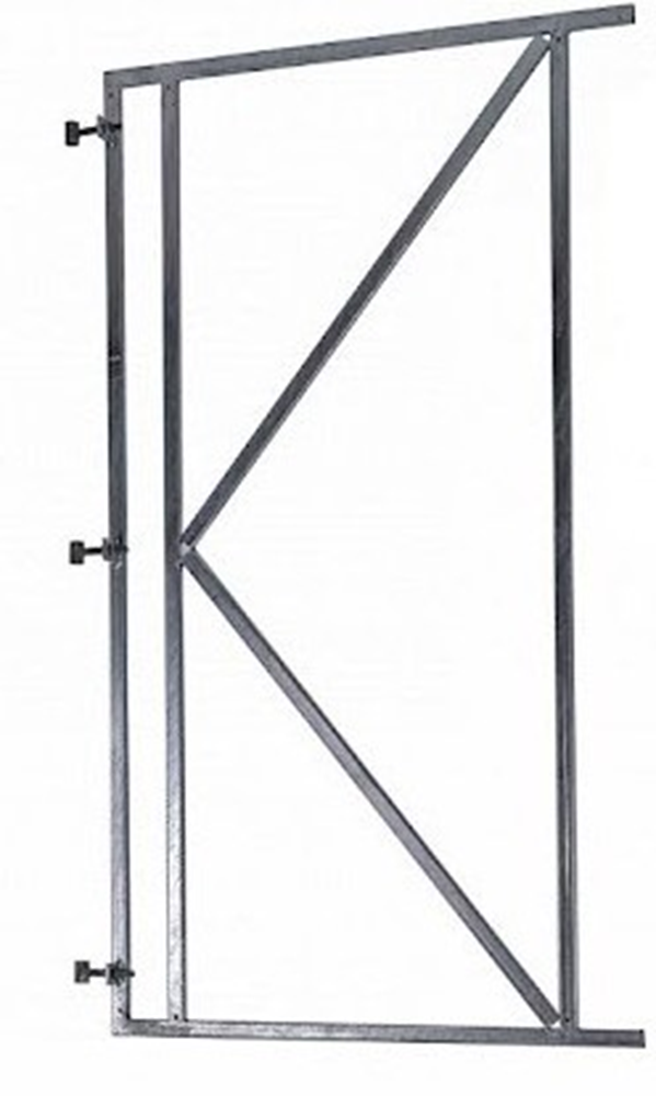 Waelbers poortframe met dubbele staander 200x100, thermisch verzinkt (fv) 1.8 mm - 1 stuk(s) - 599092.99