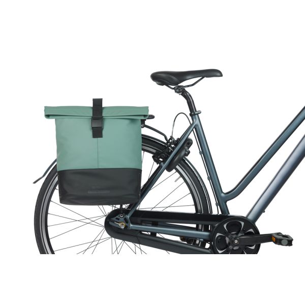 Basil cove shopper mik 14-16l 14 x 29 x 36 cm - groen zwart