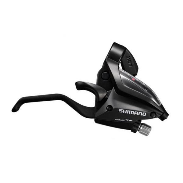 Shimano versteller (rechts) met remhendel 7 speed st-ef500 - 2 vingers - zwart