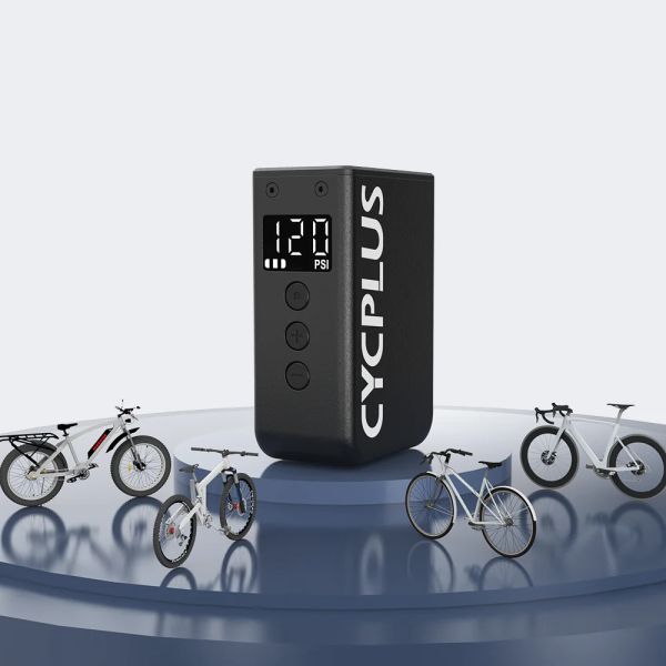 Cyclplus elektrische accupomp as2 pro - zwart