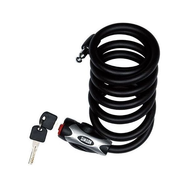 Simson Kabelslot Regular XL - 10x150cm - Zwart - Geen ART - Fiets