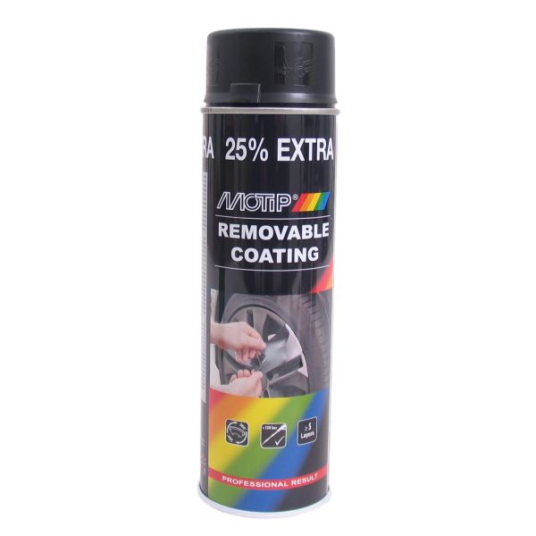 Motip verwijderbare coating zwart mat