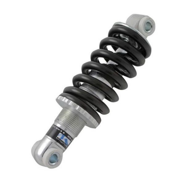 M-wave achterdemper 150 mm aluminium - zwart zilver