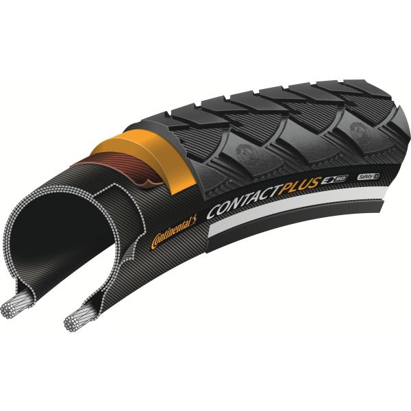Continental CONTACT Trekkingfietsband 37-622 Zwart