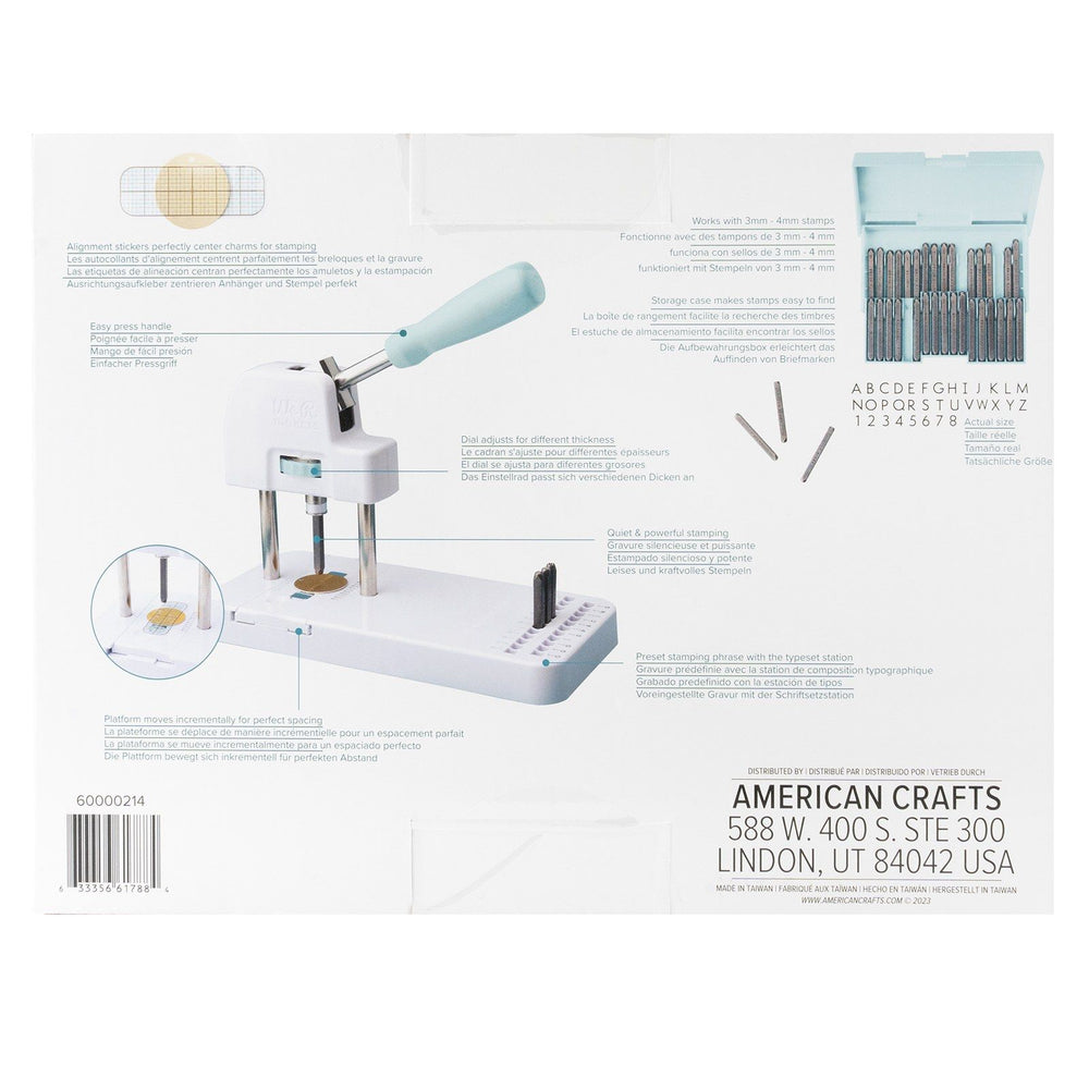 We r makers • jewelry press kit incl. tool, stamp set, blanks and guides