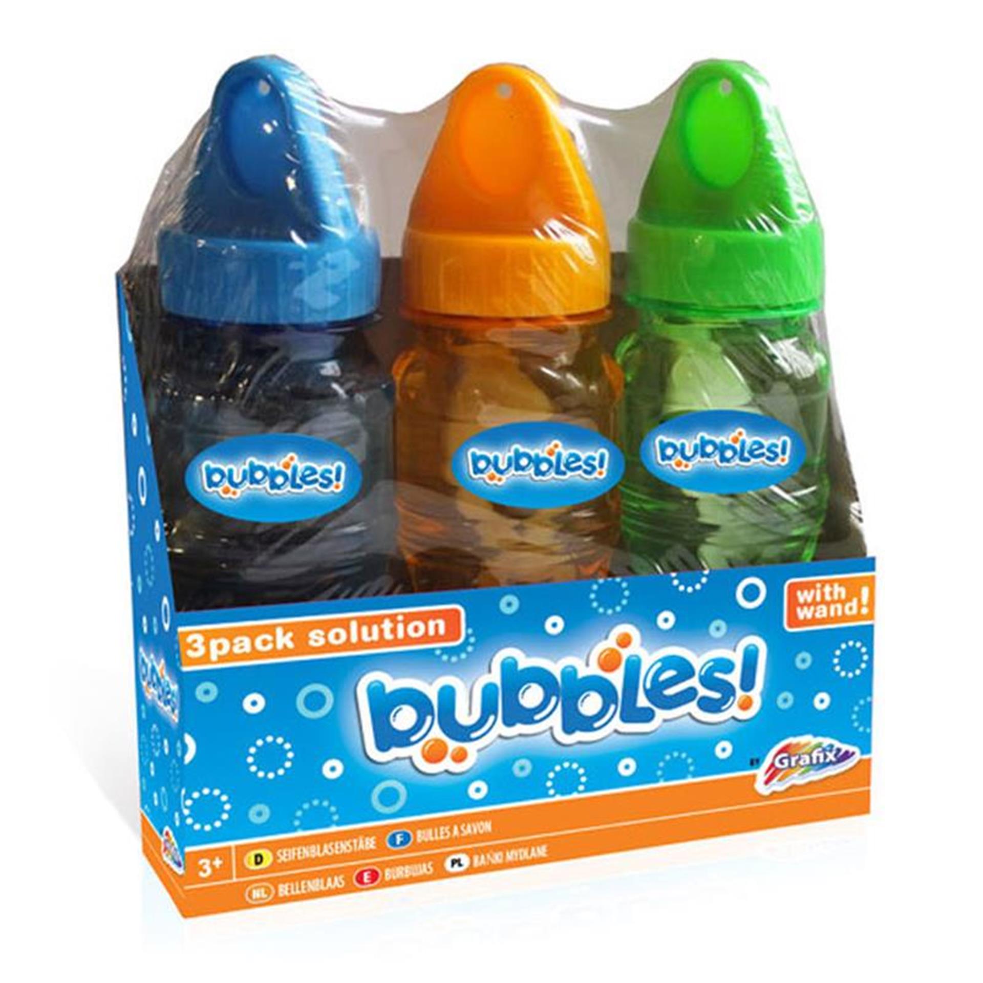 Toi-toys grafix bellenblaasset 3 flesjes 118ml