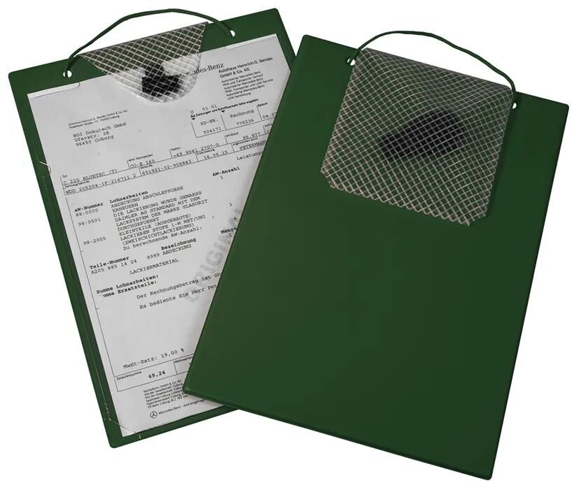 Eichner auftragstasche turbo order folder green din a 4 turbo