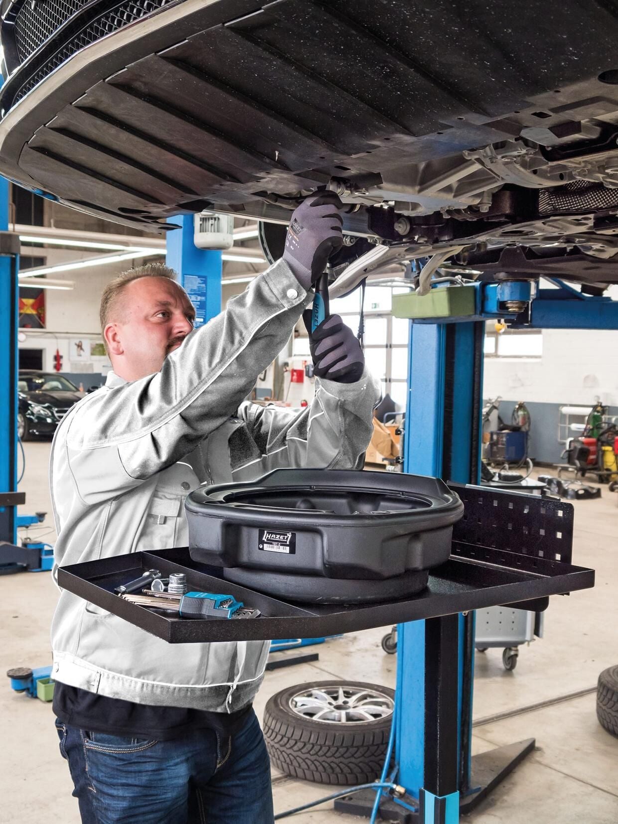 Hazet service wagen multitafel 167t . service trolley .