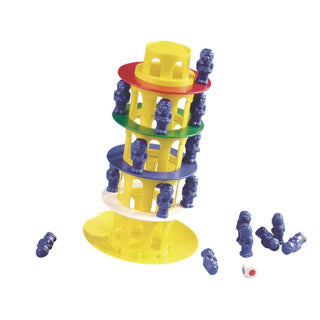 Jumbo toren van pisa - actiespel - vanaf 4 jaar - 2 tot 4 spelers - bordspel voor kinderen - familiespel